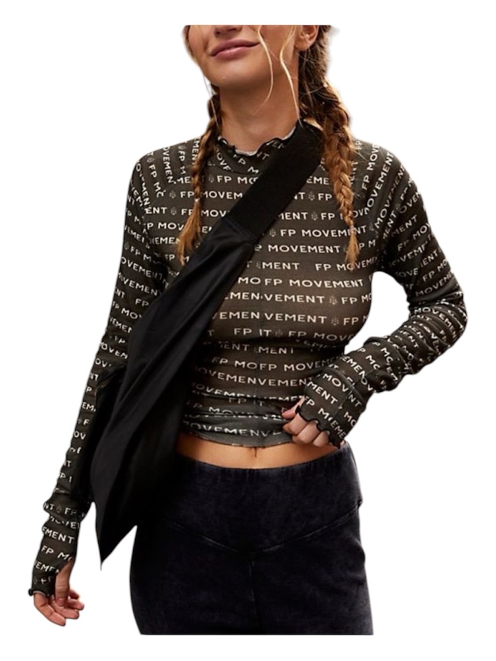 Free People High Jump Logo Long-Sleeve/FP Movement